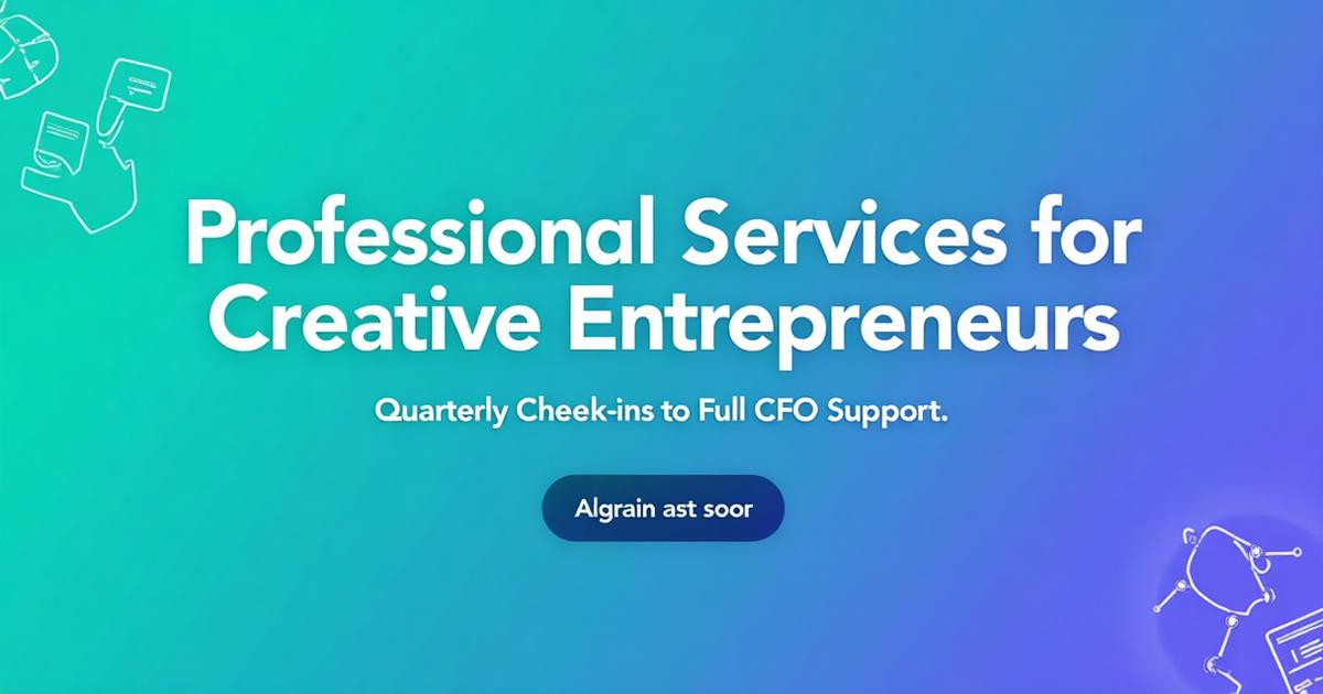 Advisory Services for Creative Agencies | Desireé Tyree, CPA